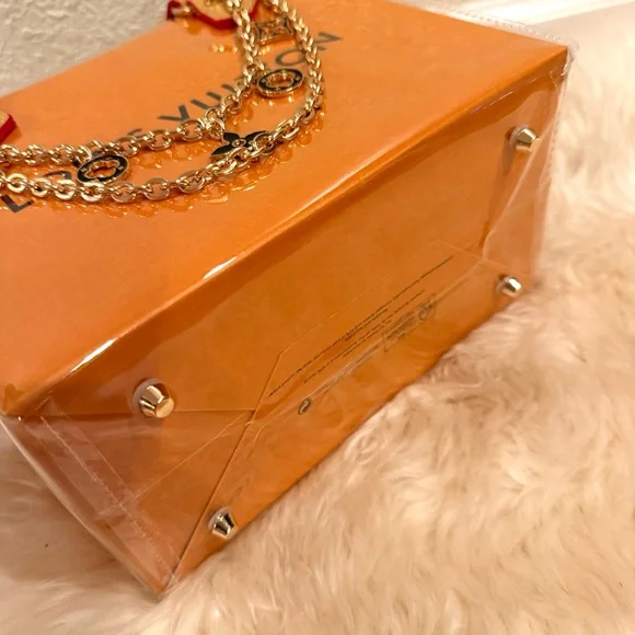 Louis Vuitton LV Small Shopping Tote Bag Crossbody Bag with PVC Cover Bag - Picture 8 of 8